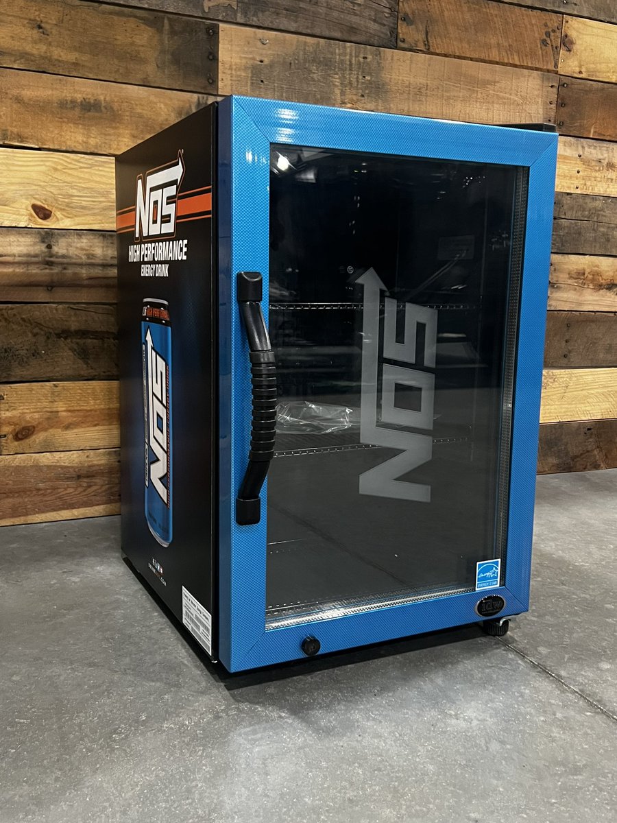SheldonHaud's tweet photo. For any fans at @wcsohio for Tuesdays @HighLimitRacing Buckeye Brawl we have some @NosEnergyDrink mini fridges that we are giving away! Along with some other goods!! https://t.co/nJ9IlnGeRk