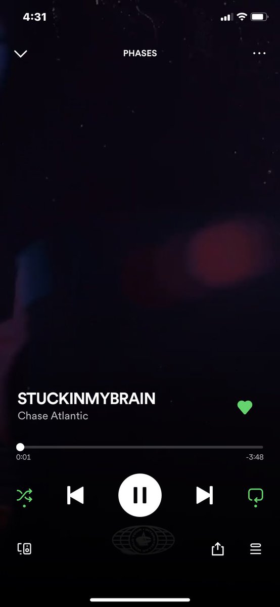 I got phases 

reply for an album and quote tweet with ur top 4 songs