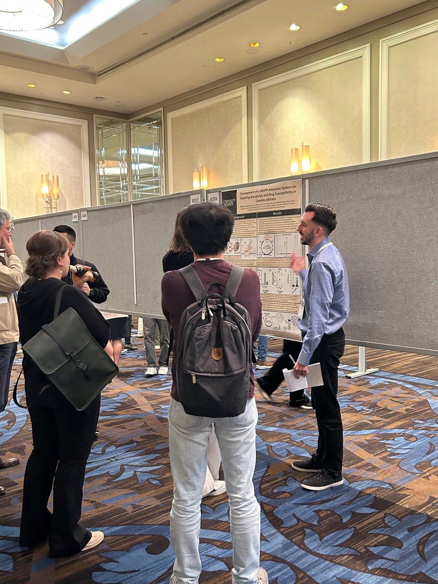 These two were so nonstop busy presenting their posters could barely sneak in a good photo #candida2023