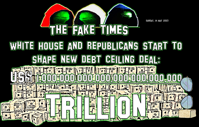 kabir_sadrak's tweet photo. Fake Times BREAKING Forecast: White House and Republicans only add a couple of zero's behind the present debt.
#ecomedy #finance #debt #fictional #Fed #politics #phantom #illusion #disappearing #trick #FredKaps
#Magician and the Rabbit. https://t.co/r44zpftXMa