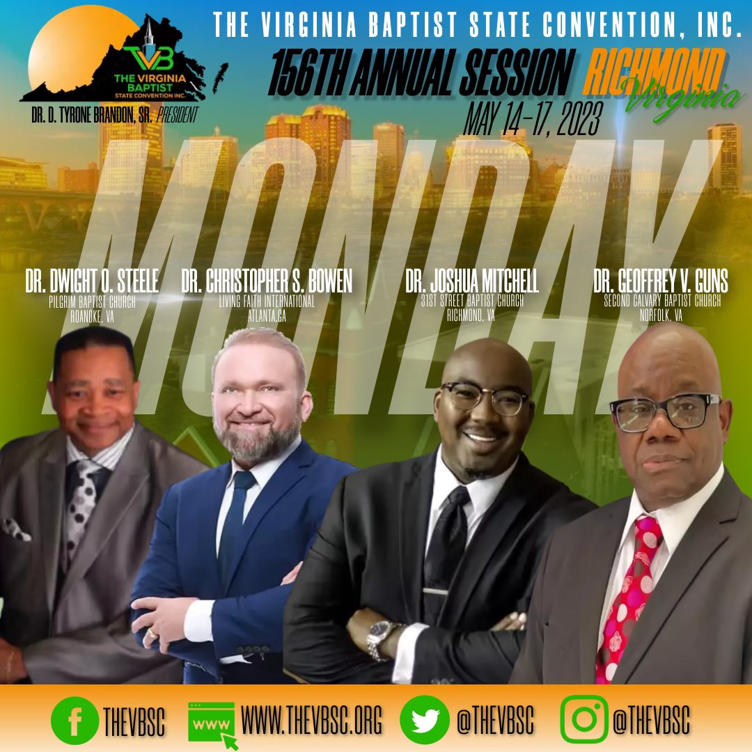 The Virginia Baptist State Convention on Twitter "Good evening! We are