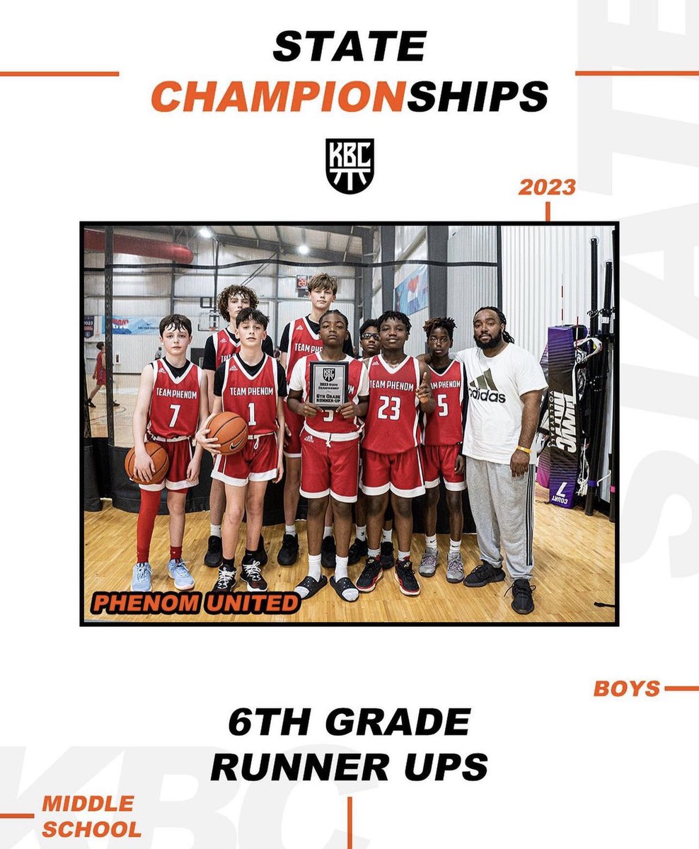 chuckgeveden's tweet photo. Team Phenom 2029 fell just short in the state AAU championship game to Rondo Elite. Proud of Noah and his teammates for battling with us down a starter and making it a competitive game!  #grindtogetbetter https://t.co/UDRXG65Gbd