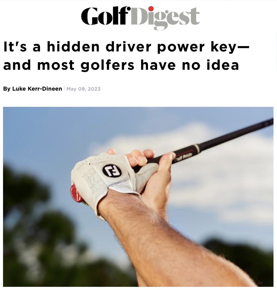 Grip strength can be a big reason why you’re not able to reach your club head speed potential. The new SuperSpeed Squeeze was featured recently on @GolfDigest “The reason grip strength matters is that it acts as a catch-all metric that helps measure all the little muscles in…