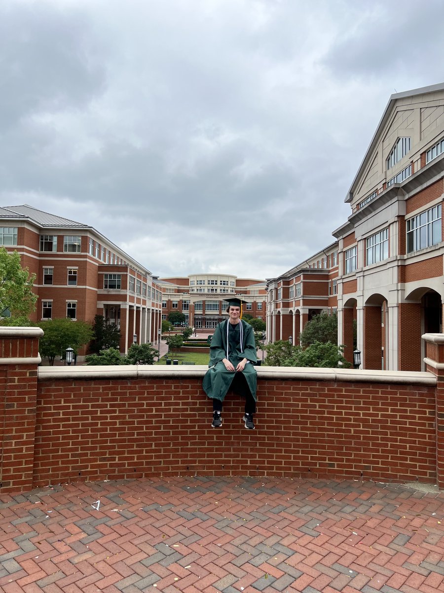 theRab's tweet photo. The day after graduation is the first day of the rest of your life. 🤙 

@unccharlotte @CLT_CCI @49erAlumni 

#computerscience #49erGrad23 #datascience #classof2023 #AI #UNCC https://t.co/hEl5HMcKvV