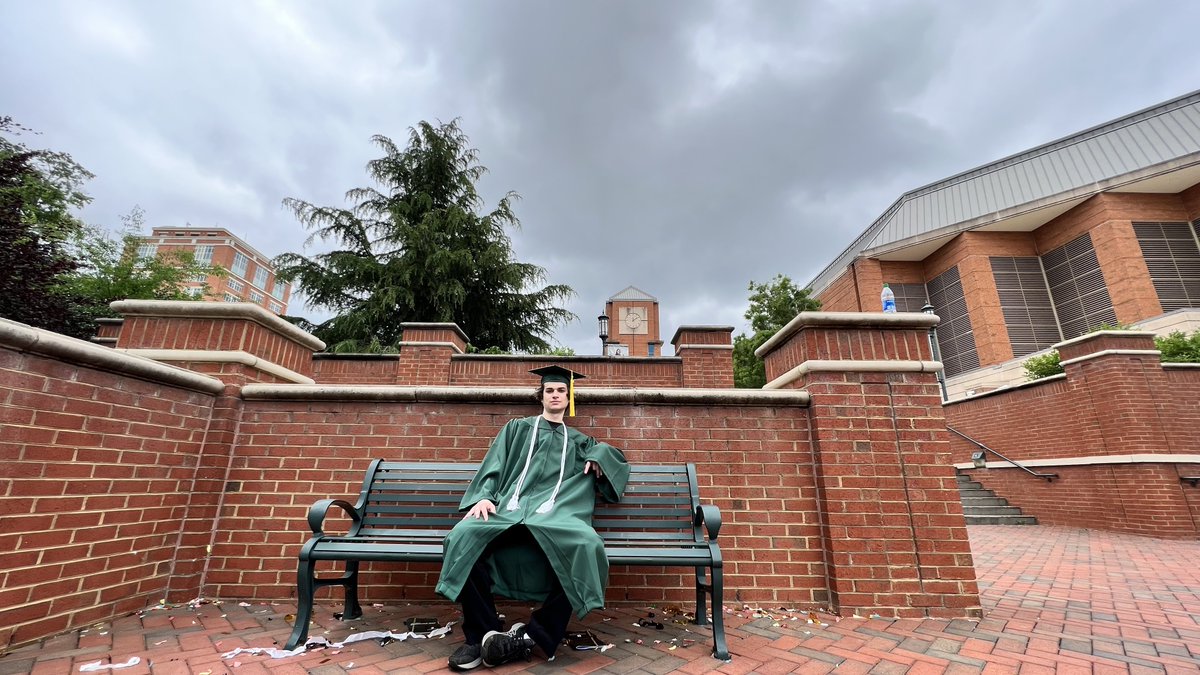 theRab's tweet photo. The day after graduation is the first day of the rest of your life. 🤙 

@unccharlotte @CLT_CCI @49erAlumni 

#computerscience #49erGrad23 #datascience #classof2023 #AI #UNCC https://t.co/hEl5HMcKvV