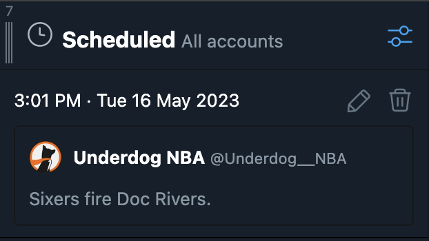 Underdog NBA tweet media