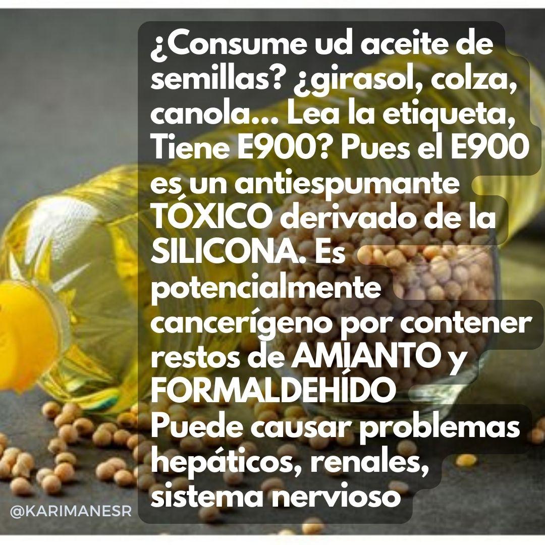 ¿Consume ud aceite de semillas?