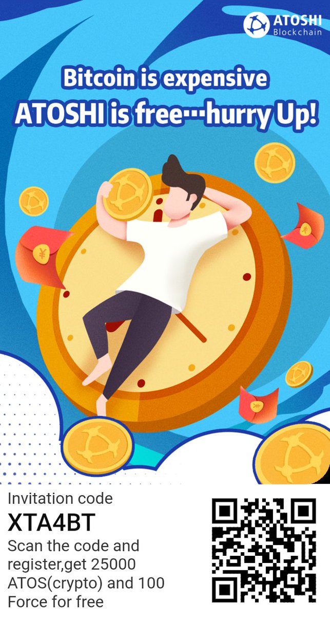 Atoshi Global
invite.atoshi.org/?code=XTA4BT
Code: XTA4BT