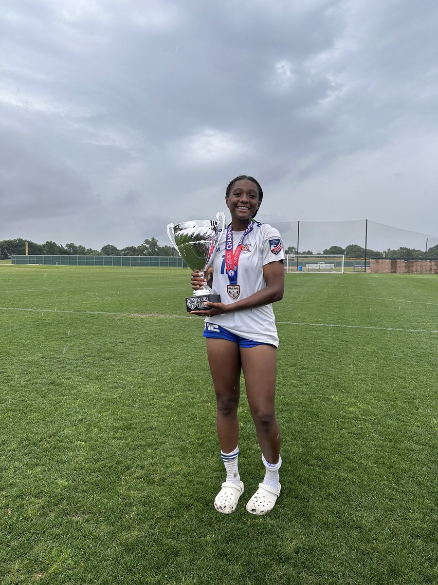 kamora_h25's tweet photo. We secured the 3-peat &amp; hardware with a 1-0 win!  I’m so proud of our hard work and happy to have  contributed the game winning goal!  #wearesolar

@SolarSoccer07G @solar_soccer @teamgiveandgo @ntxsoccer_ @ImYouthSoccer @ImCollegeSoccer @Gosset41 @LeeBenting https://t.co/OFl8JNeyqa