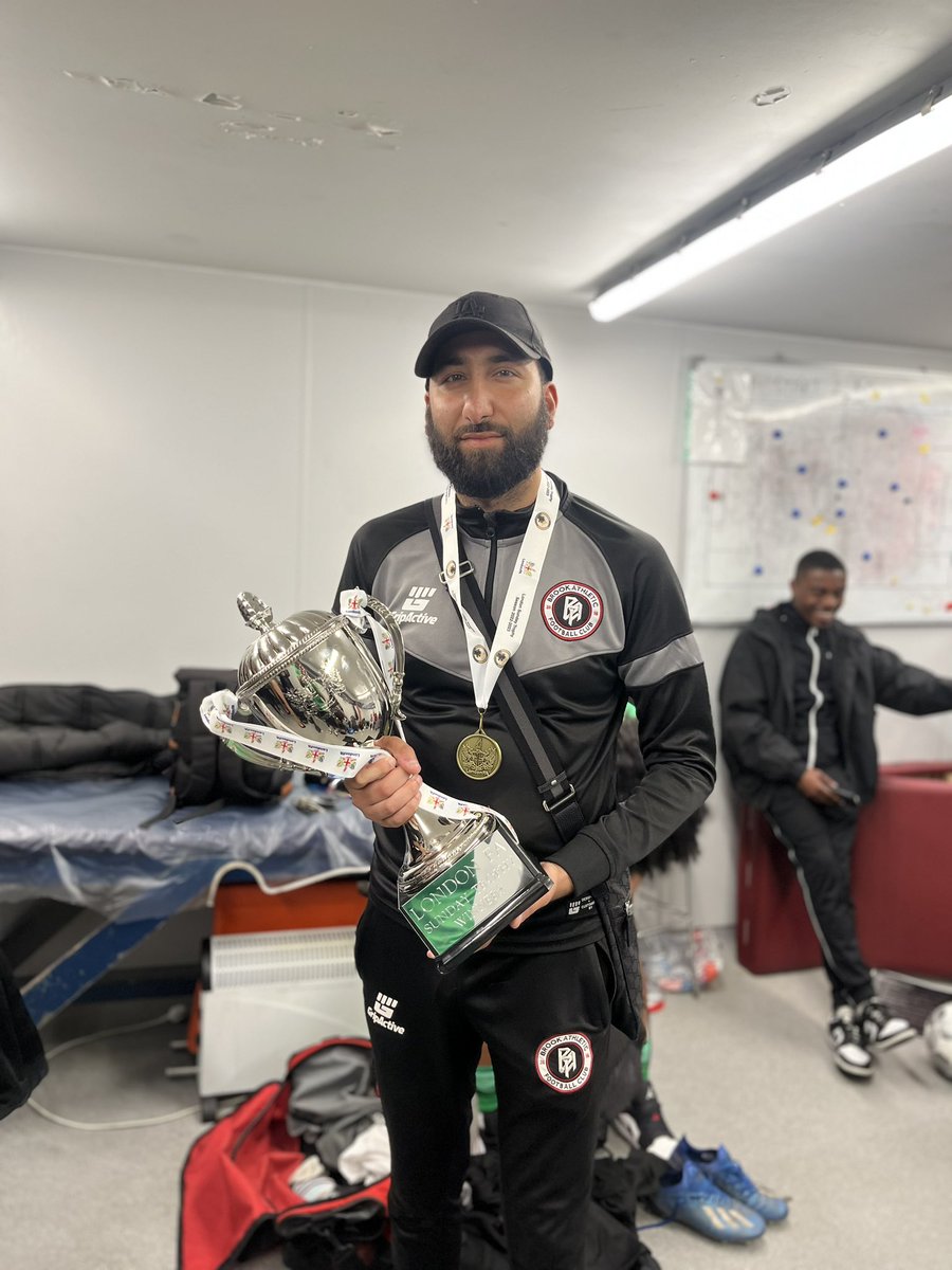 London FA Trophy winners 

Up the Brook ❤️💚

<a href="/brookathleticfc/">Brook Athletic FC</a> 

<a href="/DB400/">Daniel Brewster</a>