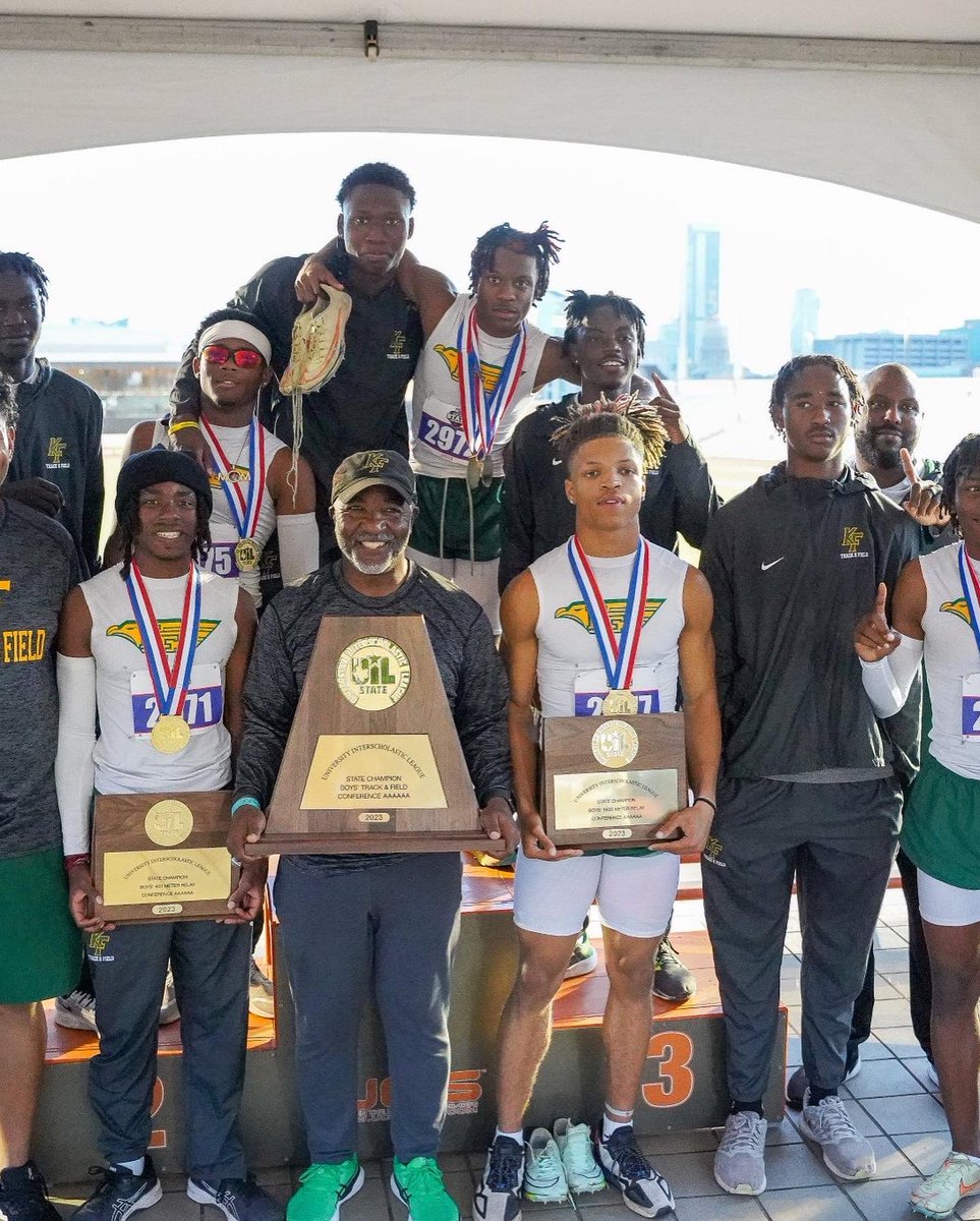 Last night was epic! It was a total team effort with everyone executing at a high level as the guys became the 2023 UIL Boys 6A TRACK AND FIELD STATE CHAMPIONS!#ForestFast