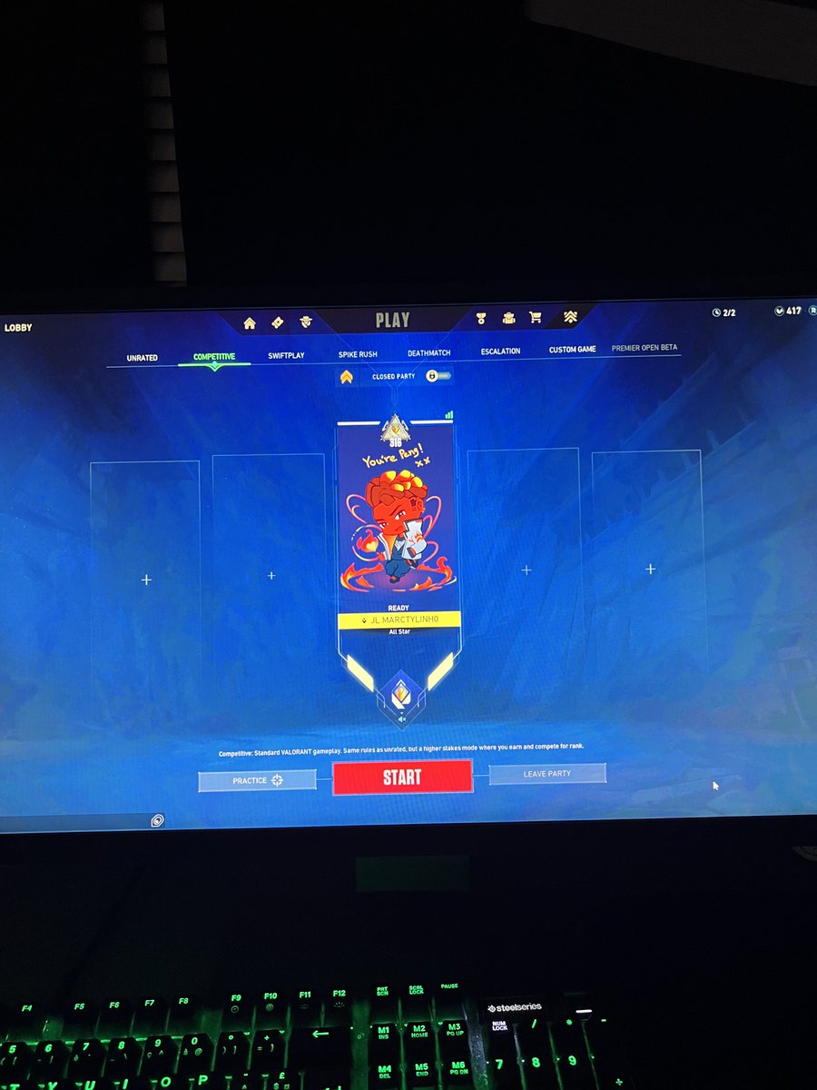 Les gars 1000 RT je lance une game sur le main compte de Marcty et je int