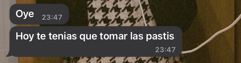 Que me recuerde que me tengo que tomar las vitaminas >>>>>>>