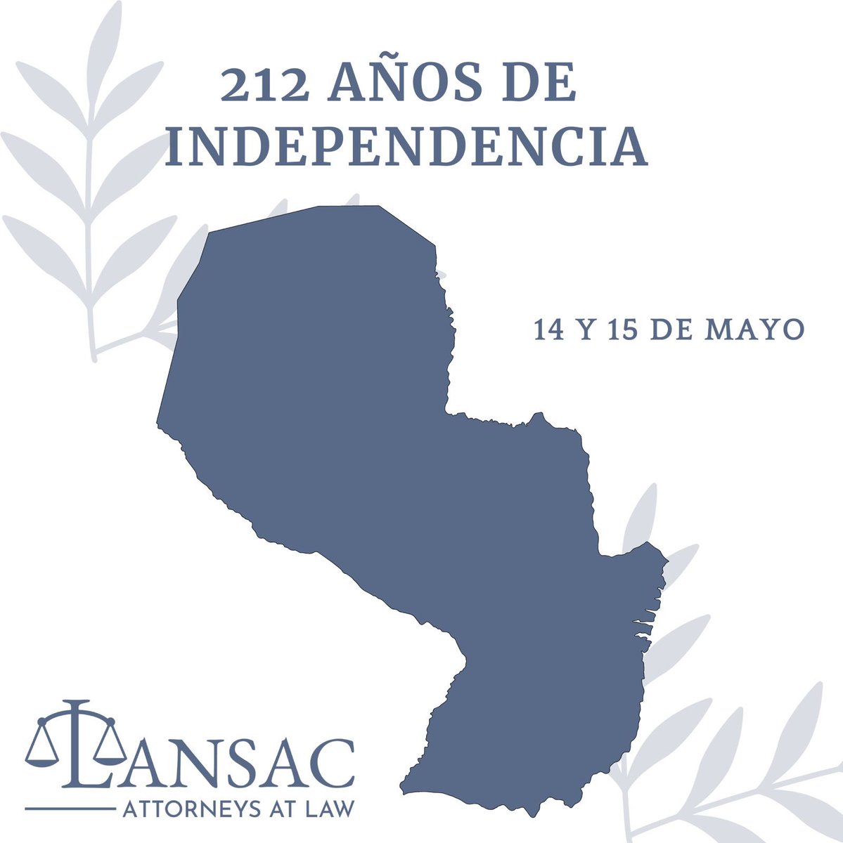 LansacNazer's tweet photo. ¡Feliz día de la independencia del Paraguay! 🇵🇾 212 años de libertad e independencia. https://t.co/QGpGJGC7FY