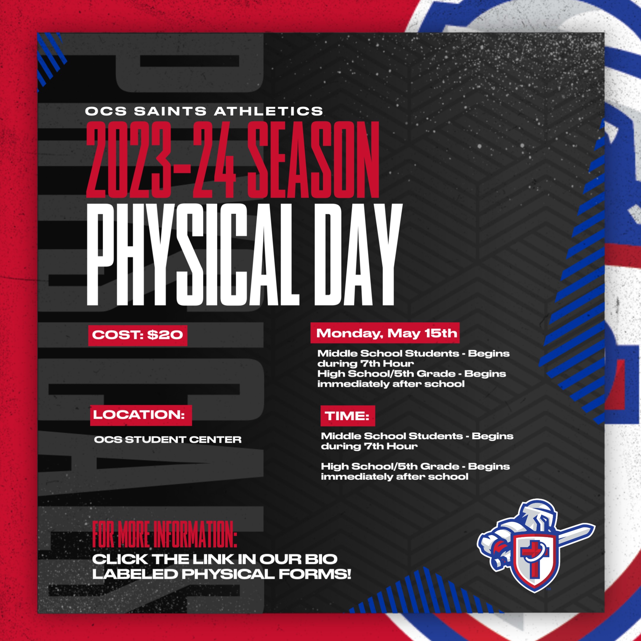 OCS SAINTS ATHLETICS (OCSSaintsSports) / Twitter