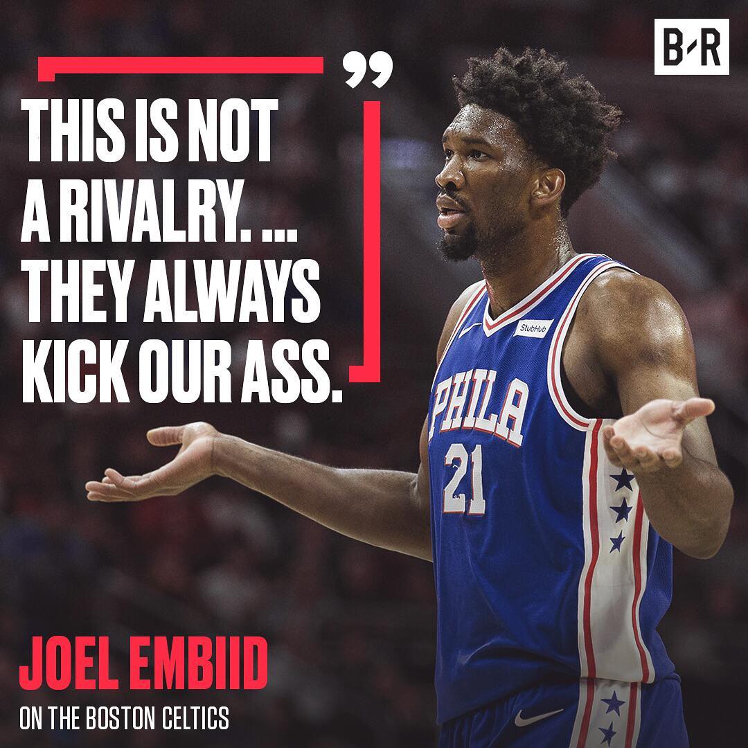 Embiid's been right all along #PHIvsBOS #ForTheLoveOfPhilly #NBAPlayoffs