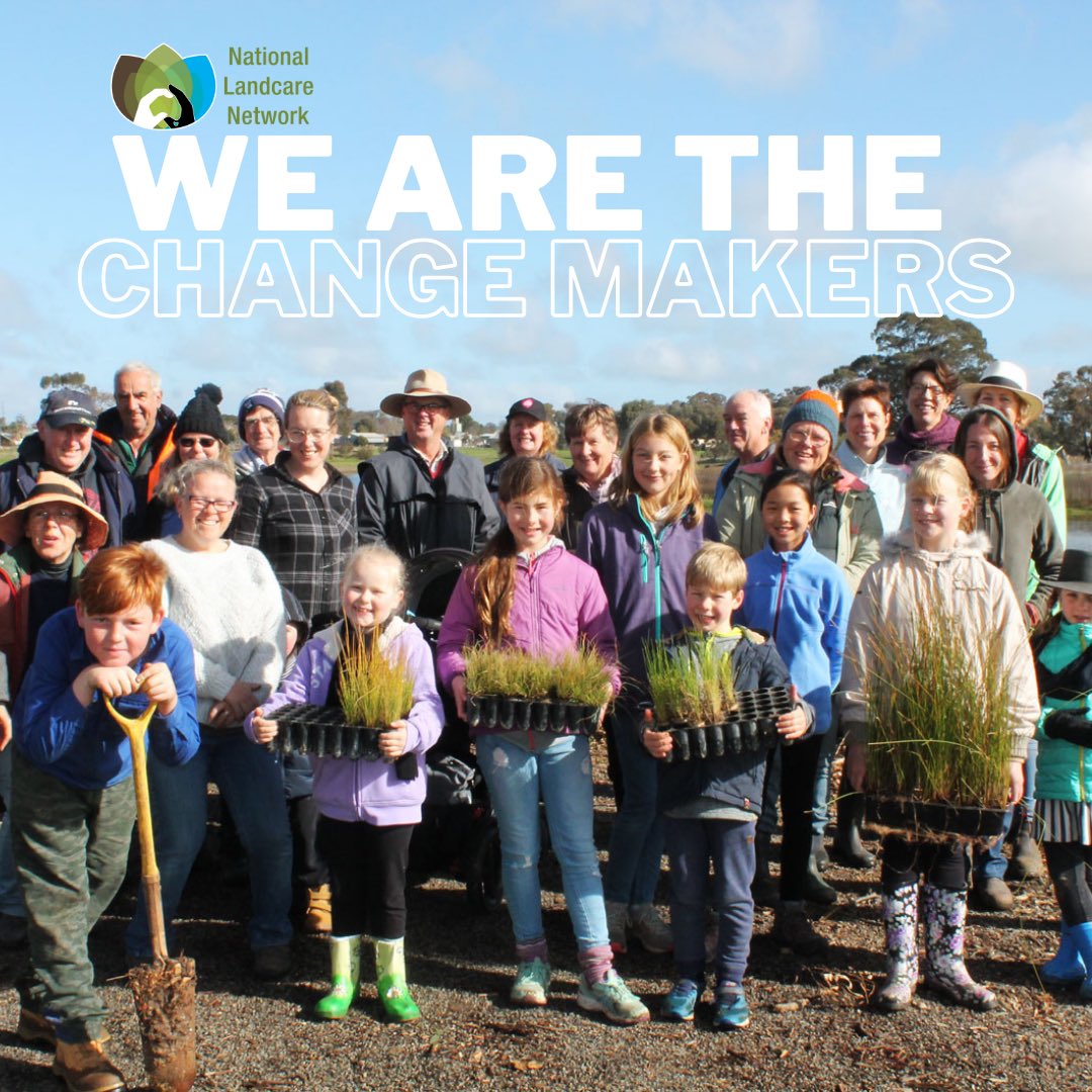 Let’s celebrate National Volunteering Week and all our Landcare change makers. What is a change maker? A change maker is someone who takes action to make the world a better place. Landcarers are 100% change makers, we thank you for all you do! 📷: Corowa District Landcare