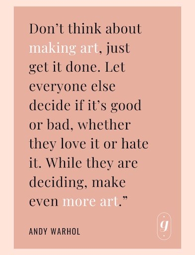 Road2Innovation's tweet photo. "Don't think about making art, just get it done. Let everyone else decide if it's good or bad. While they are deciding, make even more art." - Andy Warhol #Creativity4Ed #21stCenturySkills #education #VAis4Learners #edutwitter #creativity #leadership #quote https://t.co/ZA99XnDWpH