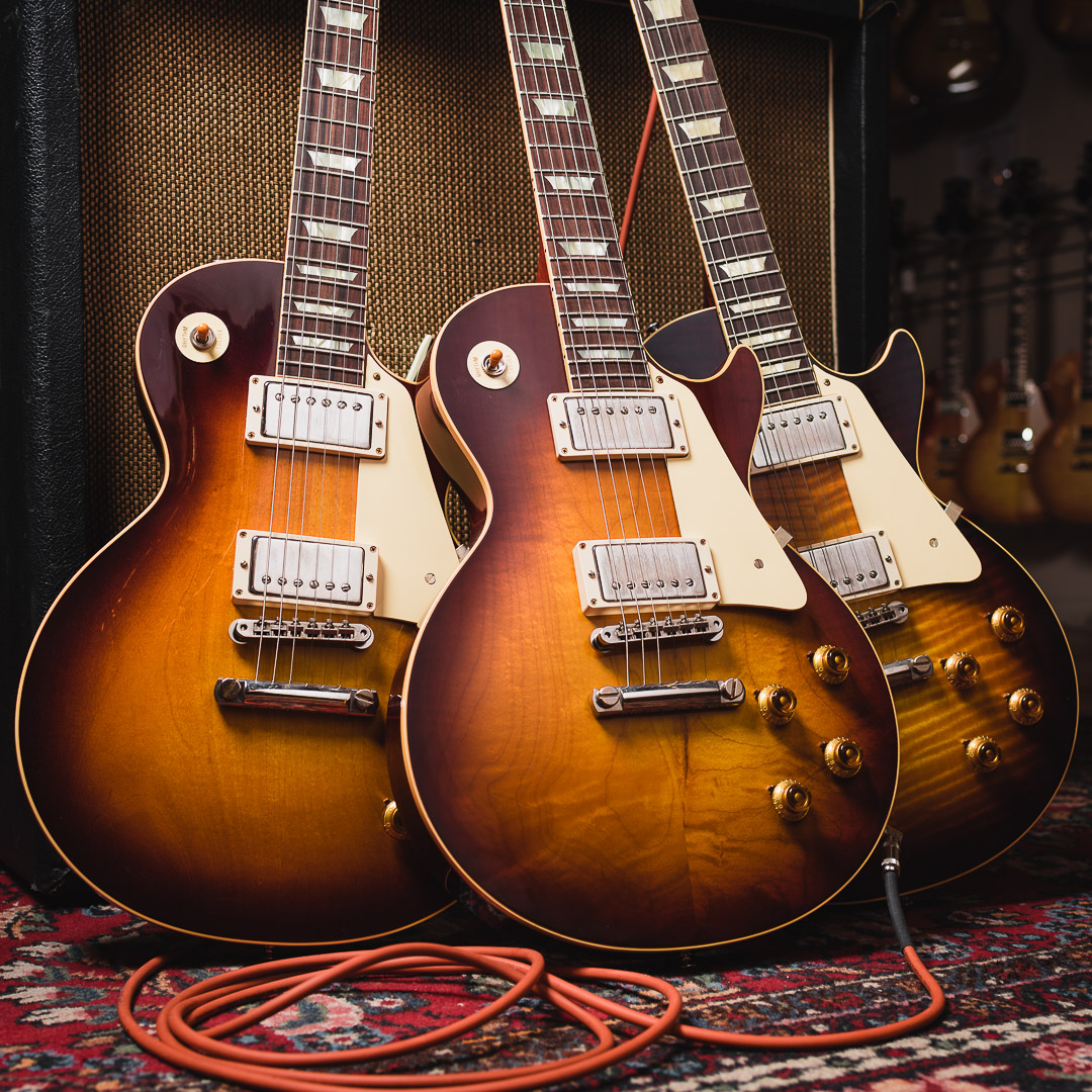 This #GibSunday we gathered a collection of Custom Shop “CME Spec” LPs featuring “Carmelita” necks—made to match the historic measurements of the Collector’s Choice 1959 Carmelita Les Paul! Shop our @Gibsonguitar CME Spec Les Pauls today! bit.ly/3dlbPfS #CMEexclusive