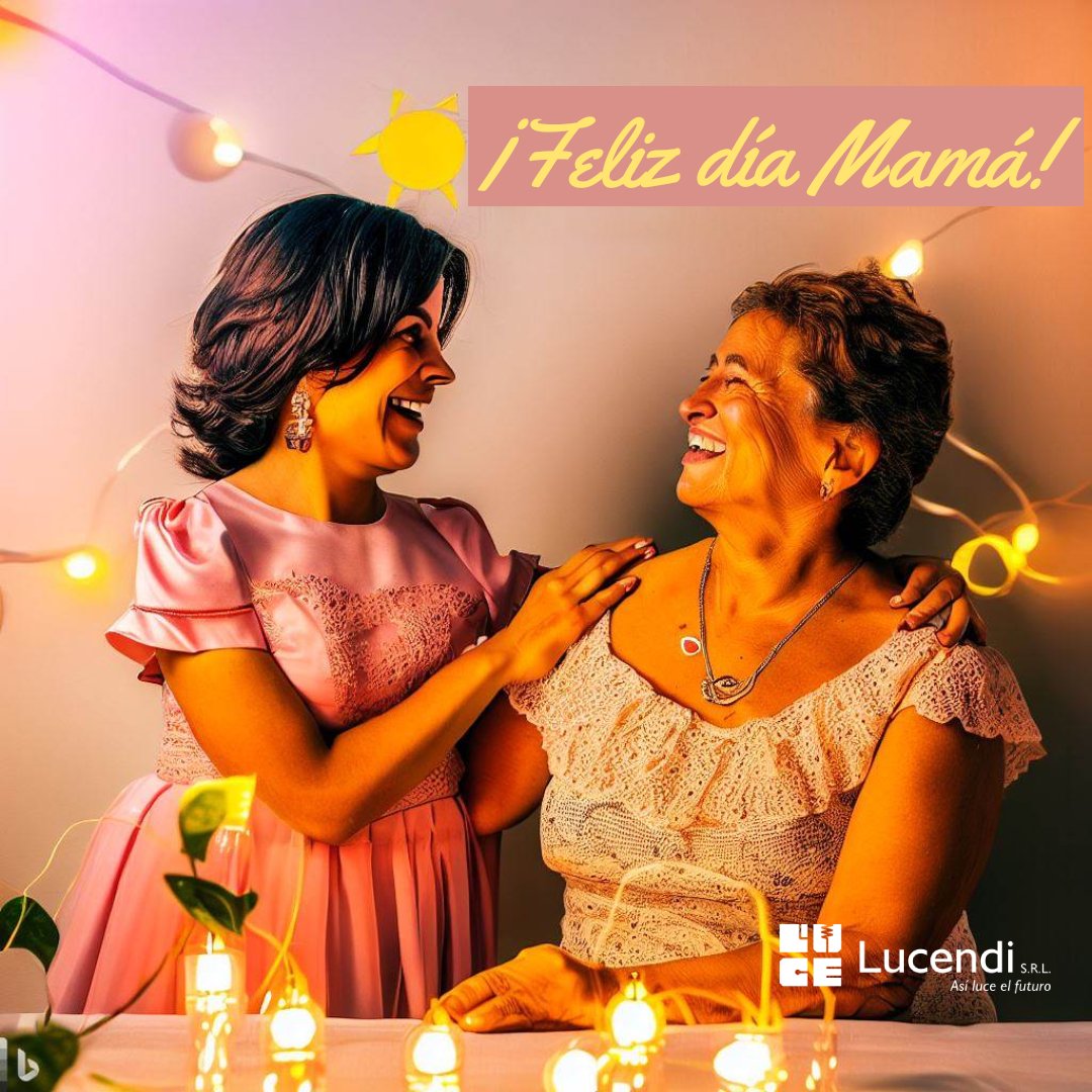 A golpe de IA, en <a href="/lucendipro/">Lucendi SRL ⚡</a> celebramos a todas las madres que nos iluminan con su amor y su energía. 

Gracias por ser el motor de nuestras vidas. 

Les deseamos un feliz día de las madres lleno de luz y alegría. #DíaDeLasMadres