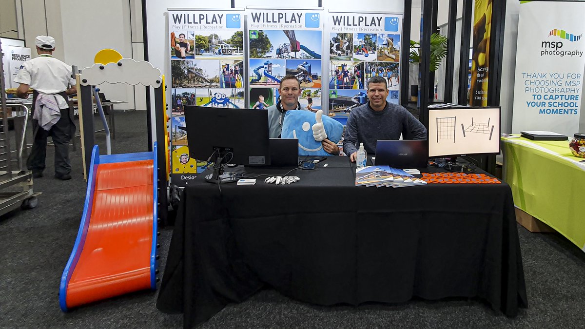 WillPlayAus's tweet image. Albert, J-P and Boxie were at the QASSP conference last week.

We're proud to showcase WillPlay equipment - designed with durability and safety in mind. Our equipment is built to last, ensuring that children can enjoy hours of fun and play in a safe environment.

#WillPlay #QASSP