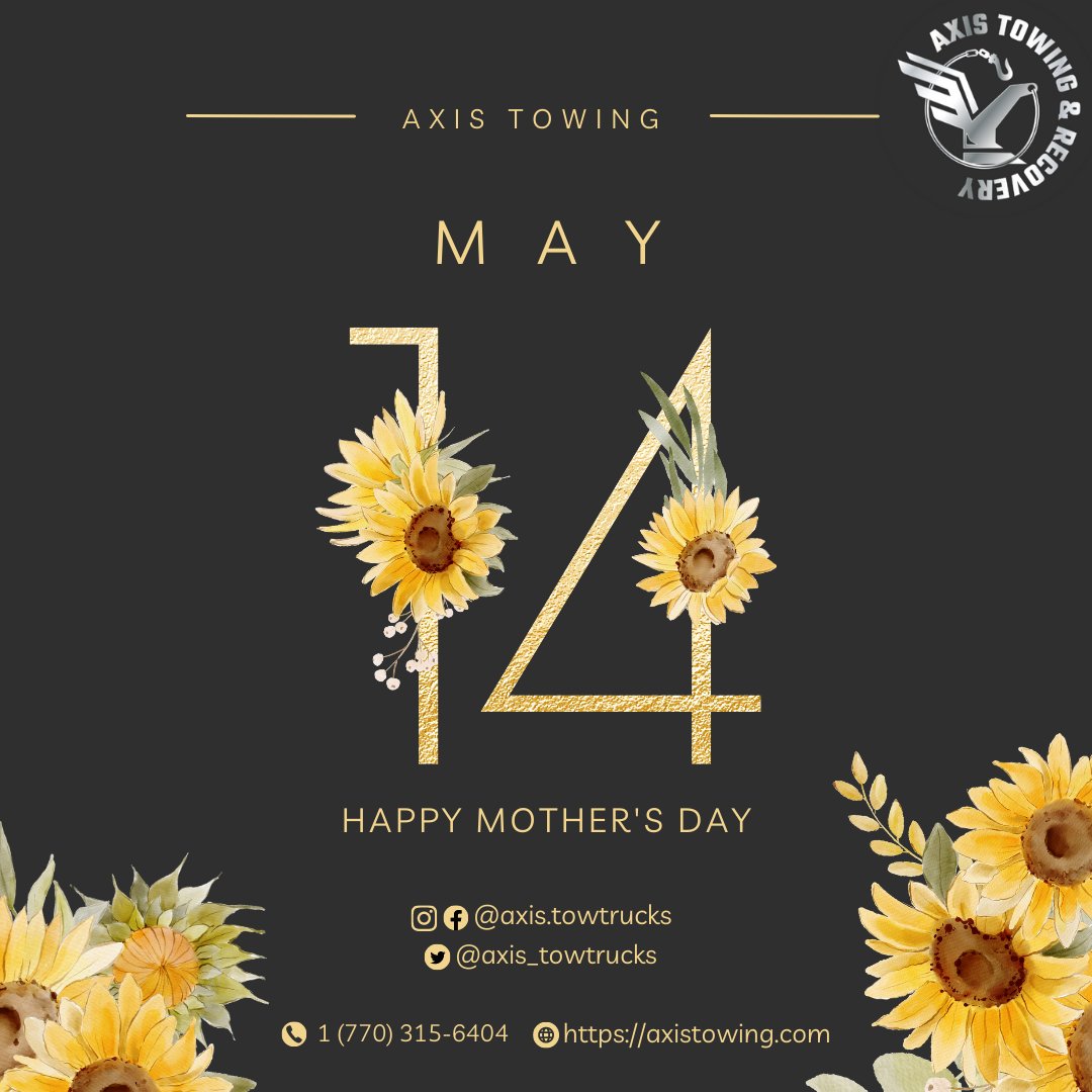 Axis_Towtrucks's tweet photo. Happy Mother's Day to all the hardworking &amp; dedicated moms out there! We know you put your family's safety first, and we're here to help if you ever need us.

Tel: +1 770-315-6404
Web: https://t.co/zRhO9TzkEi

#MothersDay #RoadsideAssistance #SafetyFirst #AxisTowing #AtlantaGA https://t.co/lEBCbkZRWC
