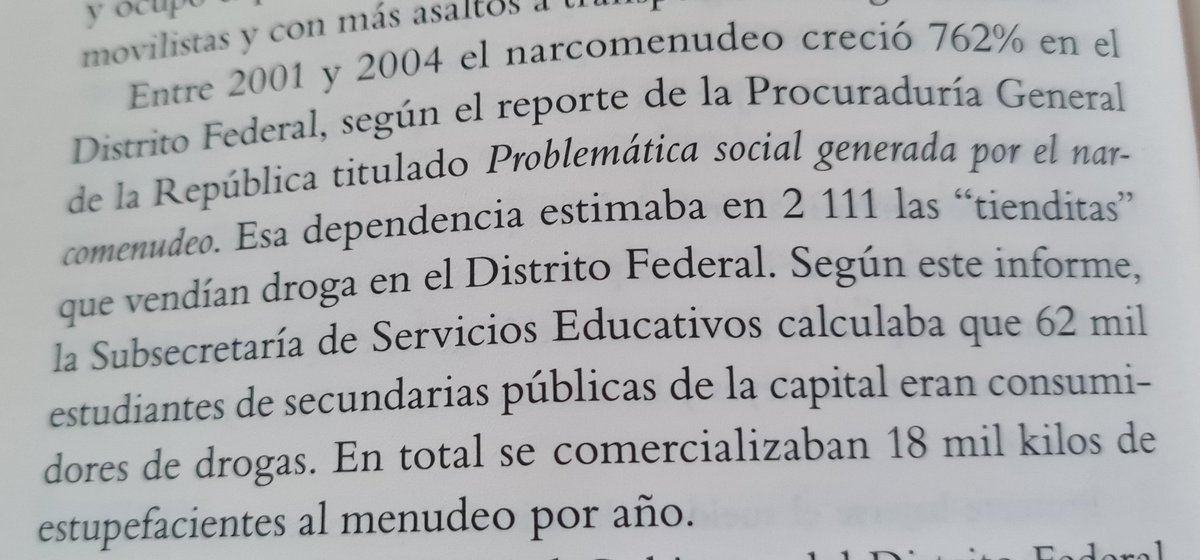 MarioSotomayorG's tweet photo. El "dejar hacer" al narcotráfico, viene desde antes.
Con @lopezobrador_ el #narcotráfico en la CDMX se incrementó 762% durante su mandato.
#ElDestructor de @PabloHiriart https://t.co/uyea34XTrr