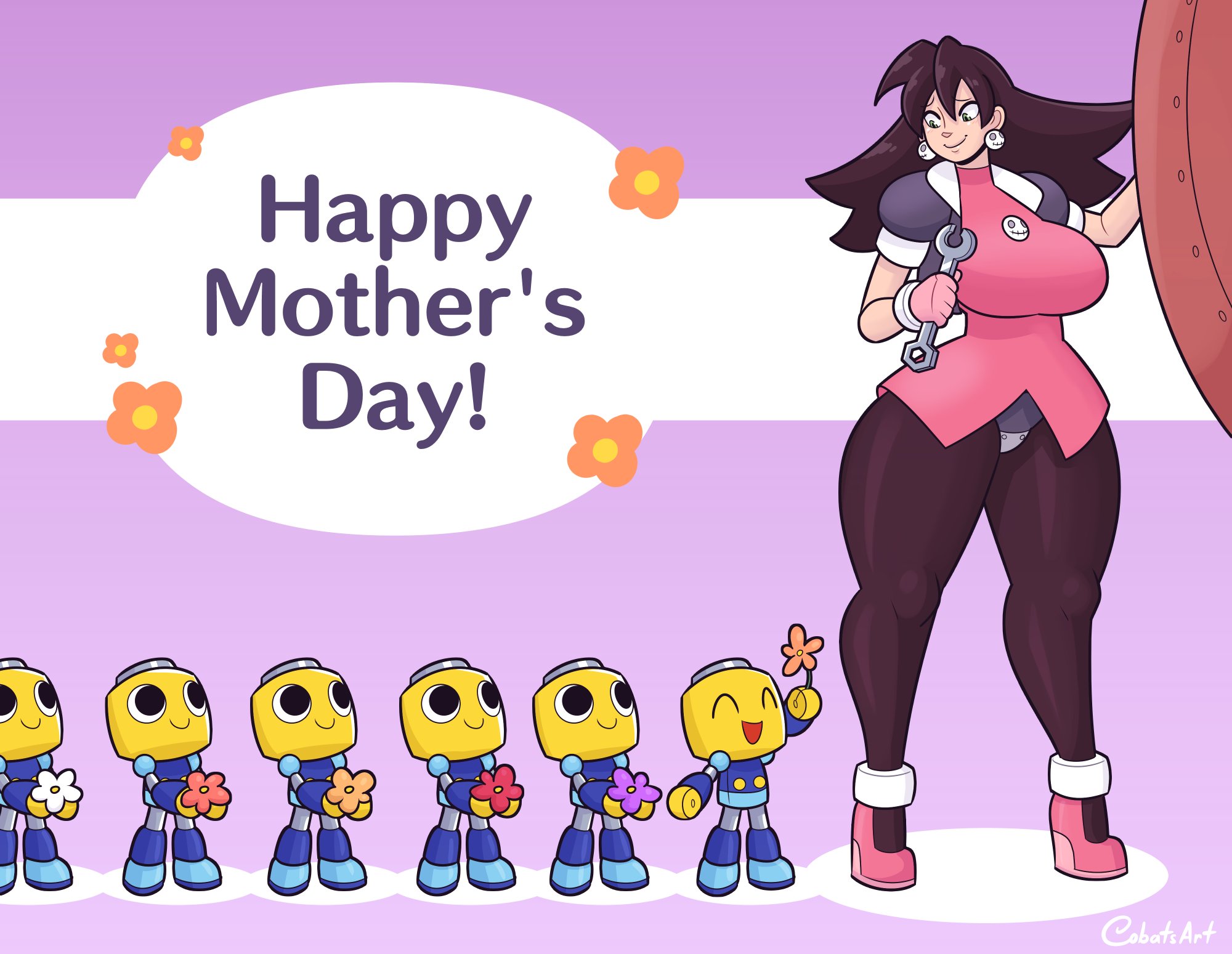 Cobatsart On Twitter Here S A Happy Momma Tron Bonne For All You