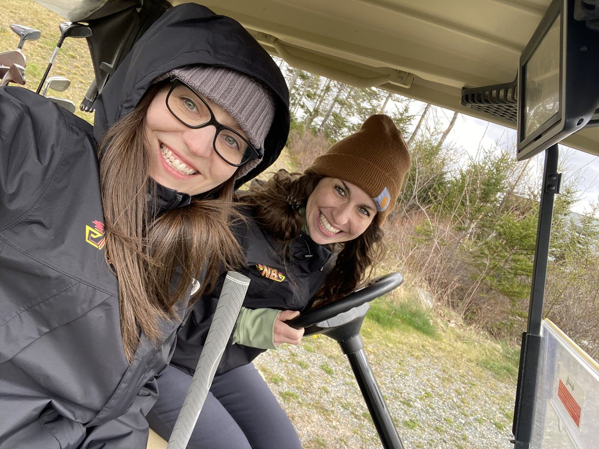 NMCNutrition's tweet photo. Good laughs with @TeamNB88 getting some team bonding time during @NAIG2023 M4 in Halifax with a round @linksatbrunello. Great course &amp; great times with colleagues (@ouellette_manon)!

#fuelingperformance https://t.co/gfwkW4UhEE