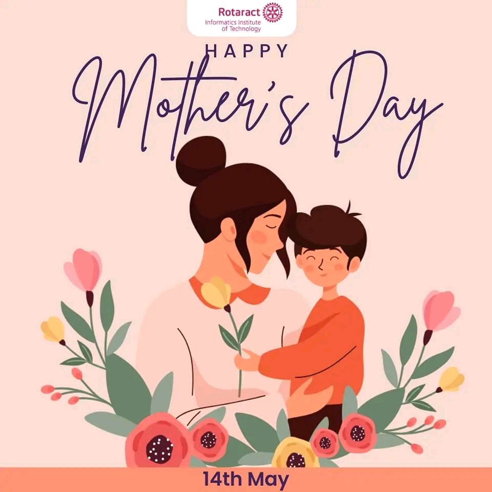 IITRotaract's tweet image. On this very special day, 14th of May we, the Rotaract Club of IIT wish a Happy Mother&apos;s Day to all mothers out there

#happymothersday #rotaract3220 #LearnServeandStrive #imaginerotary #RACIIT #weareraciit