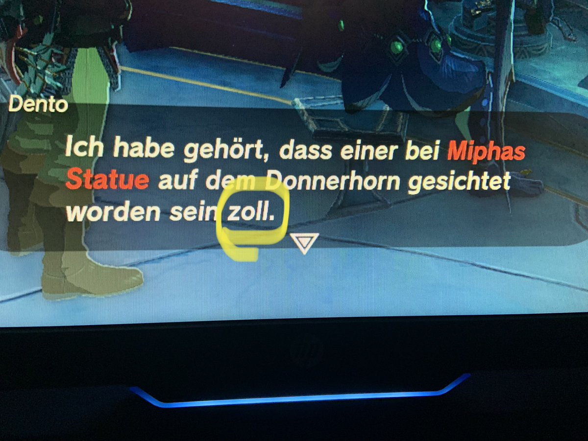 Jackson93G's tweet photo. @NintendoDE hab rechtschreibfehler gefunden beim neuen Zelda was da los https://t.co/IPUM8njuVx