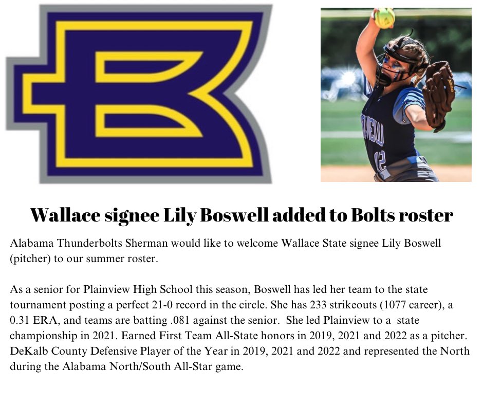AL_Bolts2023's tweet photo. Welcome @lilyboswell2 

Bolts Boom
💜💛⚡️

@WallaceStSB https://t.co/vMwsnPNID5