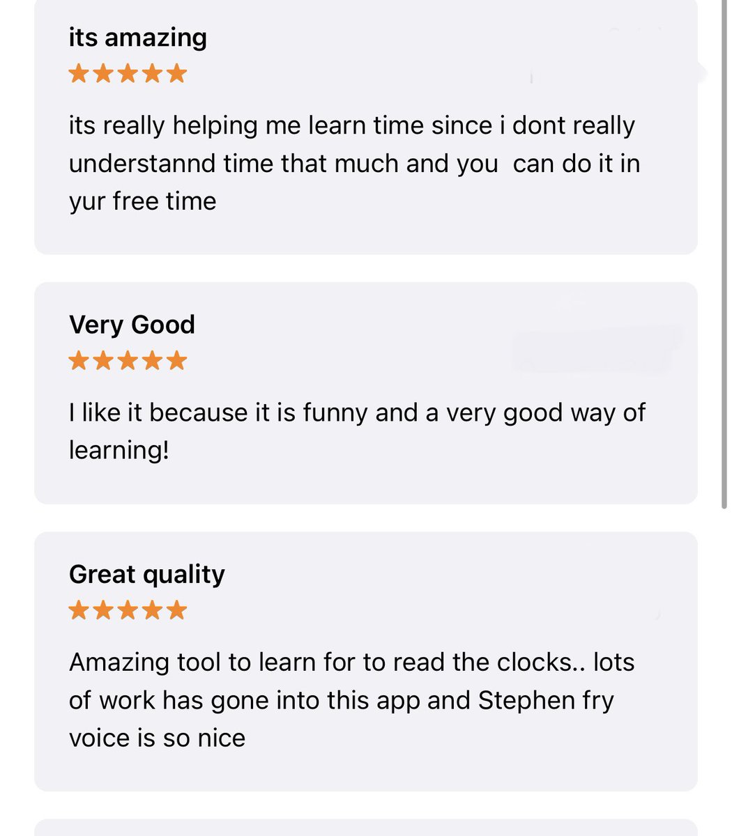 It's almost time for the half term, and what better way to ensure your kids' education is well taken care of than by downloading our games! We have gathered some recent reviews from our loyal players to motivate you. Take a look!