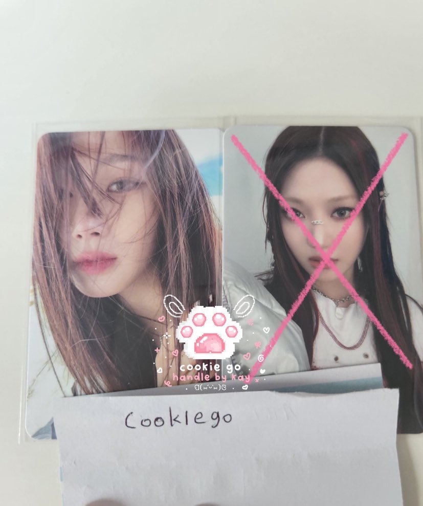 help rt ! wts pc giselle angin 💭🎀

price 29k ! secured !

( bersih kr ) 🧸

🏩 dom jakbar, palembang !

t. wts pc giselle angin ningning aespa