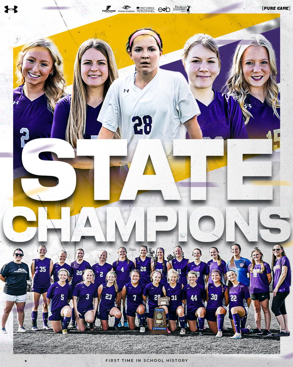 PureGameSports's tweet photo. HISTORY MADE🏆⚽️ Your Springville Lady Tigers Soccer Team become State Champions for the first time EVER❕🏆 

#SpringvilleTigers || #PureGameSports https://t.co/tnjI5sqfI5