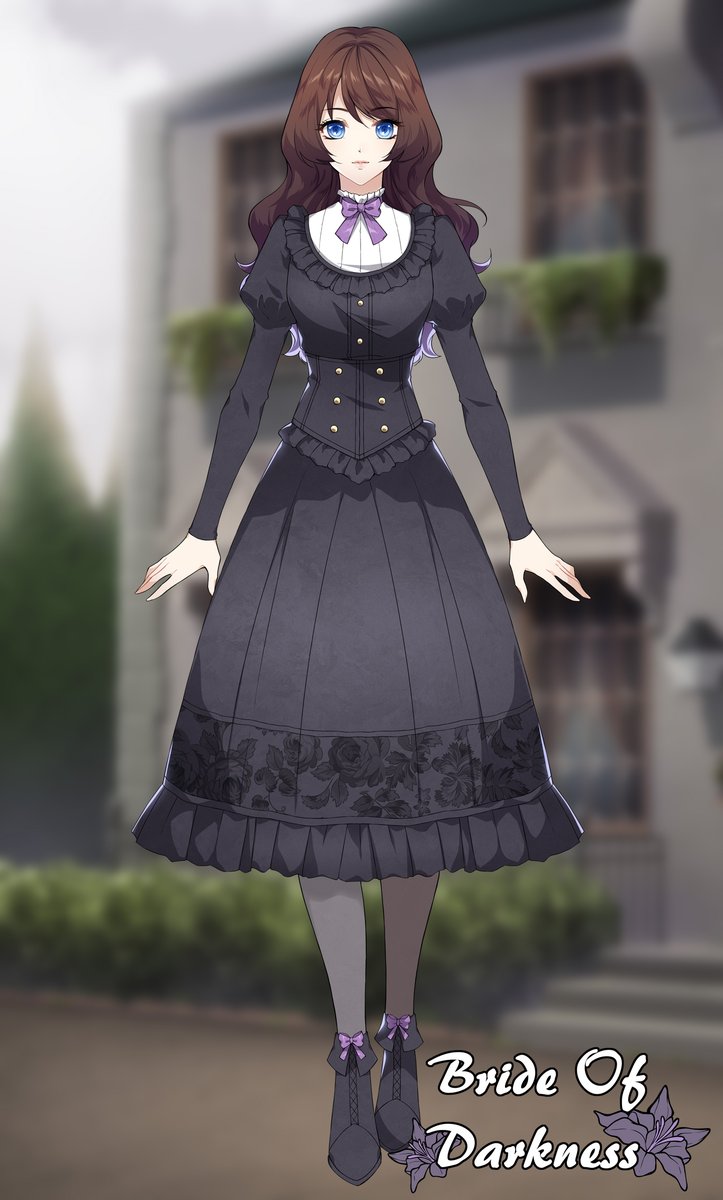 The new costume of the MC from the chapter three 💜
The release date for Chapter 3 will be announced at a later date.

store.steampowered.com/app/2111200/Br…

#otome #visualnovel #indiedev #indiegamedeveloper