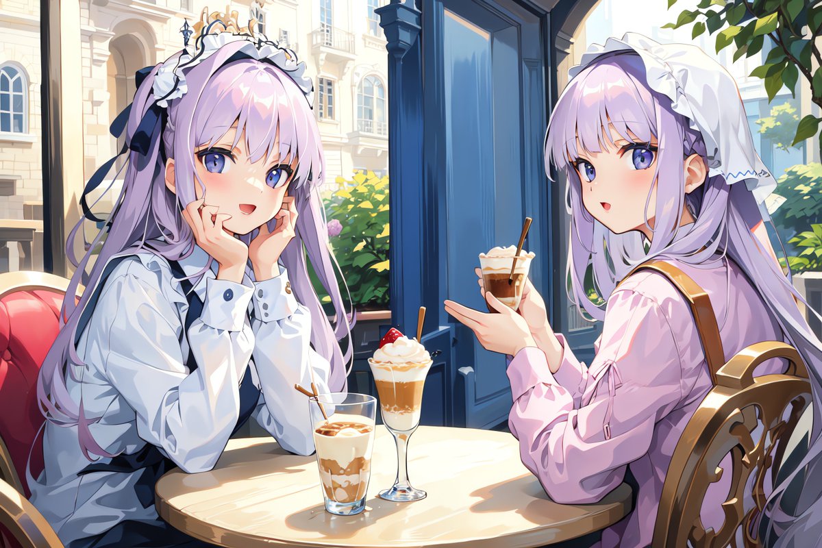 GqUj2YKgotzPfJY's tweet photo. お昼休みはウキウキ DESSERT🧁💕
#AIart https://t.co/lzeoy77bkP