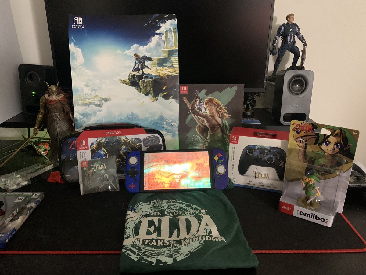 dethnova9's tweet photo. I think im zelda ready. #TearsofaKingdom #NintendoSwitch https://t.co/3XxCQJgjv5