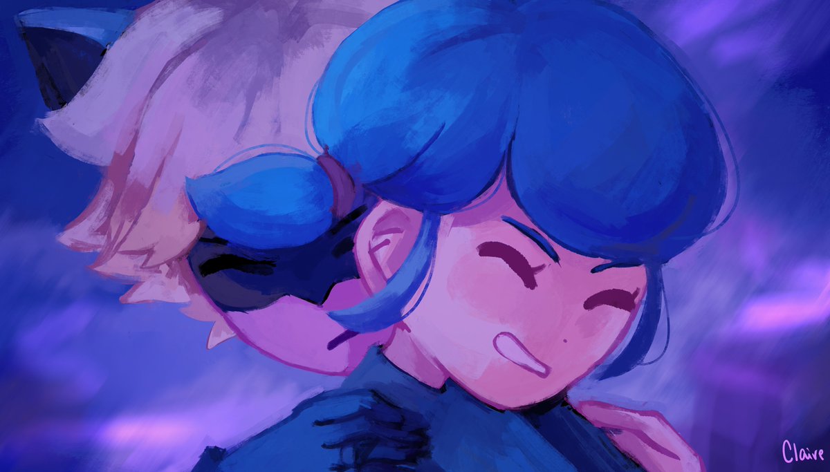 claireisasleep's tweet photo. omg you guys claire drew marichat #MiraculousAwakening  #MiraculousTheMovie #marichatfanart #marichat https://t.co/HxiD6cwQmm