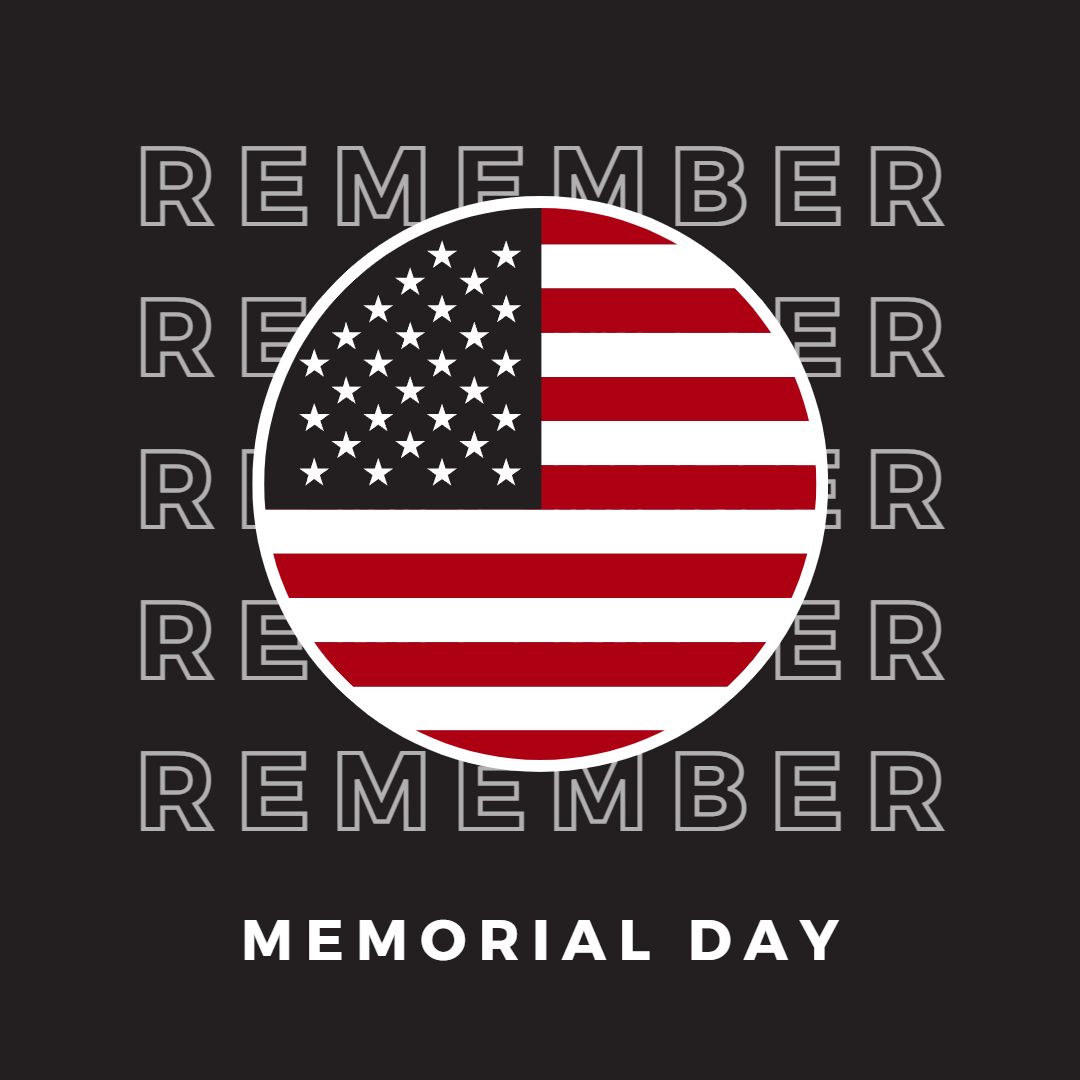 Today we honor and remember the brave soldiers who made the ultimate sacrifice for our freedom.

As we enjoy this Memorial Day, let us never forget their sacrifice. Thank you to all who have served and are currently serving. We are grateful for your dedication and service.