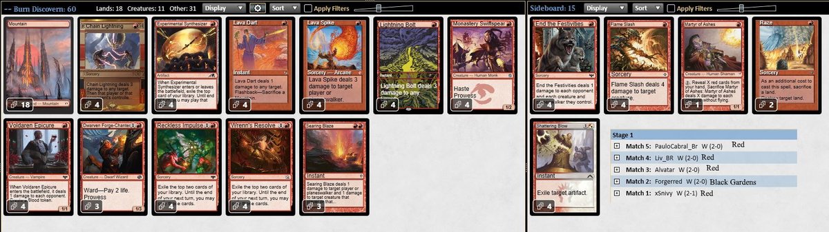 Played my first #mtgpauper since MOM released (Limited has kept me busy as it's great for this set) with a list stolen from discoverN and picked up a trophy. I absolutely love playing the mirror, so this was pretty fun with some good spots that made for some tough puzzles.