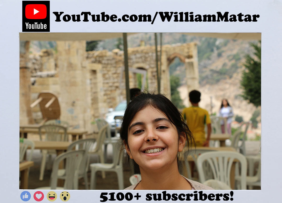 Thanks for all: Our YouTube Channel is growing 5200+ subscribers! youtube.com/williammatar

#youtube #mychannel #thanks #support #youtubelebanon #thanksGod #subscribers #youtubechannel #lebanon