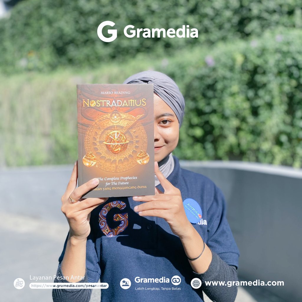 GramediaMog's tweet photo. Hai Grameds 💫

Siapa sih yang belum tau buku NOSTRADAMUS ? Buku yang menceritakan tentang Ramalan-ramalan yang mengguncang dunia dari tahun 2028-2085? https://t.co/94pRLiZRqf