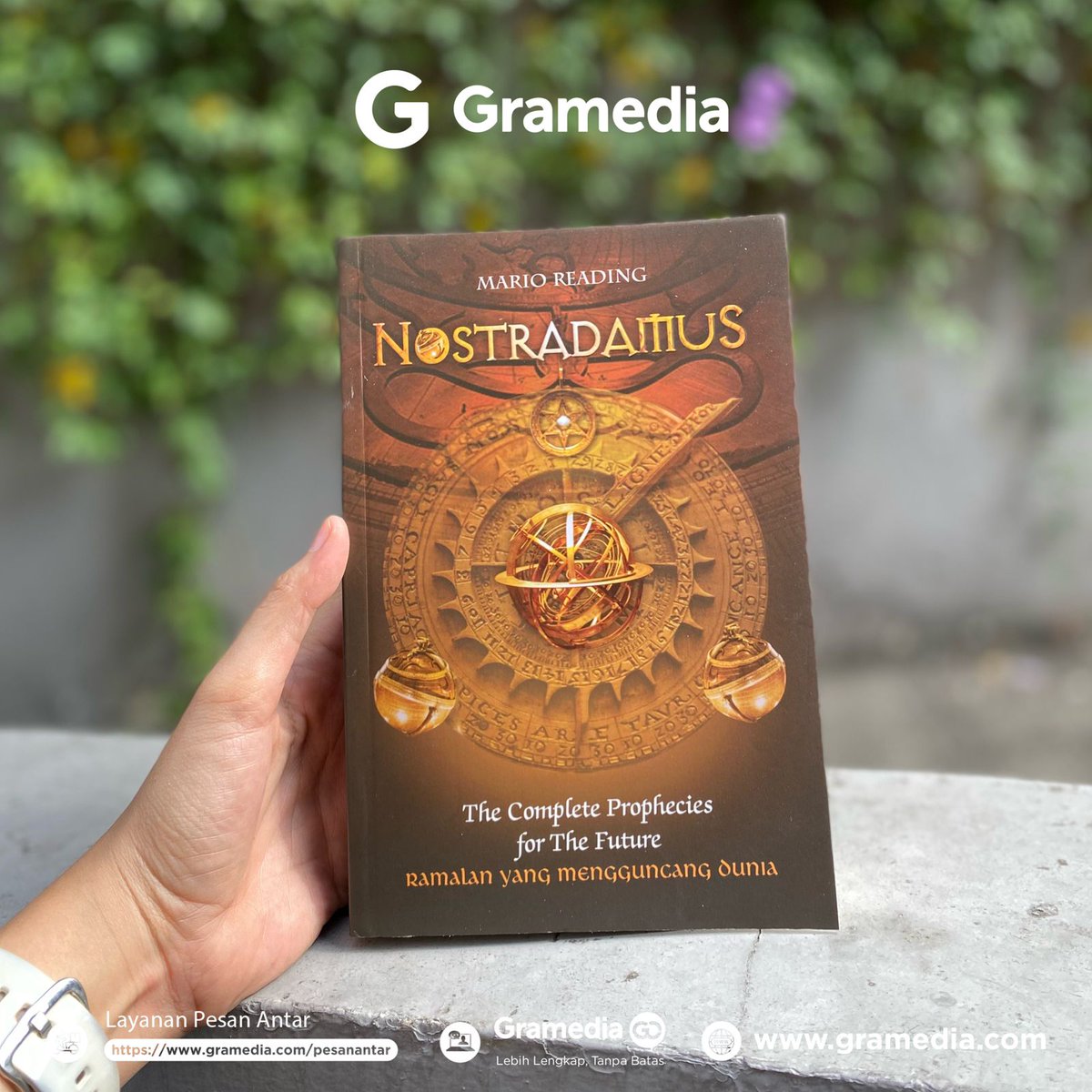 GramediaMog's tweet photo. Hai Grameds 💫

Siapa sih yang belum tau buku NOSTRADAMUS ? Buku yang menceritakan tentang Ramalan-ramalan yang mengguncang dunia dari tahun 2028-2085? https://t.co/94pRLiZRqf