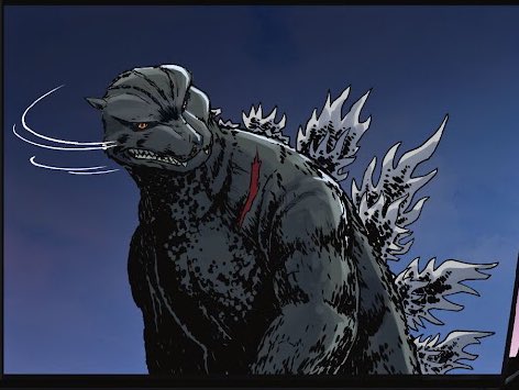 “…….Grrrrr….”

[]The King of the monsters, growled but just having a bad day but at the same time, it’s gonna be a fight or not. He stares at him with a really intimate growl.[]