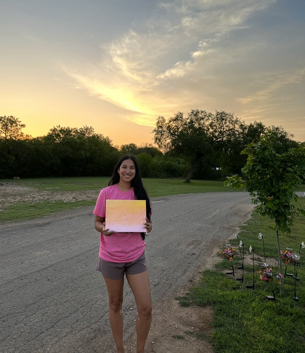 Your sunsets put shame to my canvas. You keep painting the sky, Lexi, it’s almost as beautiful as you💛☀️