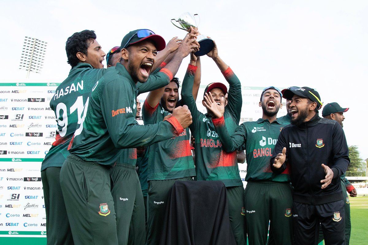 Since 2015, Bangladesh men 's cricket team have won ODI series against

West Indies 4 times
Zimbabwe 4 times
Ireland twice 
South Africa twice
India twice 
Afghanistan twice
Srilanka once
Pakistan once

#BANvIRE
#IREvBAN 
#Cricket