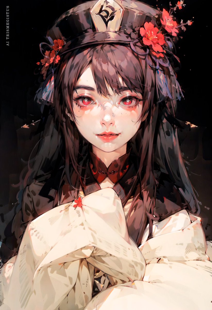 H U TAO  #HuTao #Genshinfanart #GenshinImpact #AIart #AIArtwork #AIArtistCommunity