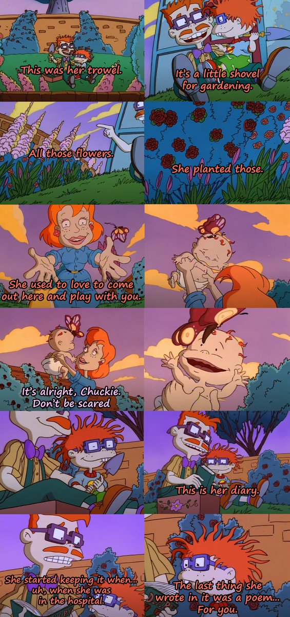 cartoonoholic on Twitter "One of the best episodes of Rugrats. It's so beautiful. 🥹😭💝"