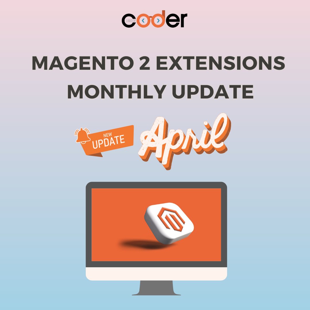 landofcoder's tweet image. MAGENTO 2 EXTENSIONS MONTHLY UPDATES - APRIL 2023
I bet you dont't wanna miss this post to get all of Magento extension updates.
Let's dive into the exciting world of Magento 2 extensions with Landofcoder!
👉 Check it out now: blog.landofcoder.com/magento-2-mont…
#landofcoder #magento